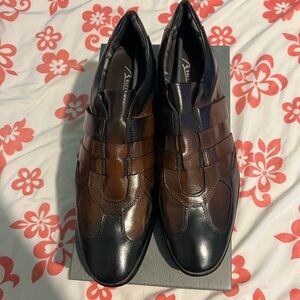 Bacco Bucci "Fausto" Brown Genuine Antique Calfskin Slip-on 2553-20